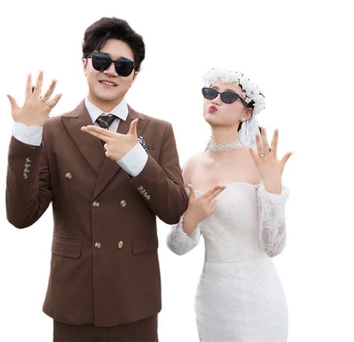 新人婚礼纪念照